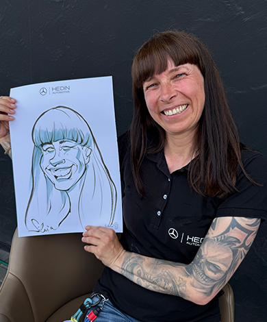 Silvia Radulova Speed Caricature Artist