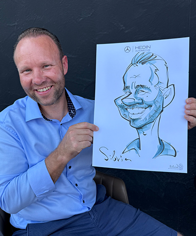 Silvia Radulova Speed Caricature Artist