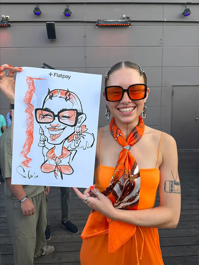 Silvia Radulova Speed Caricature Artist