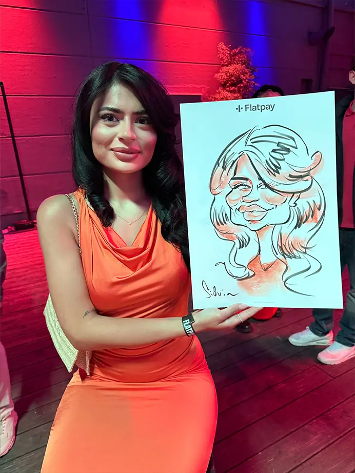 Silvia Radulova Speed Caricature Artist